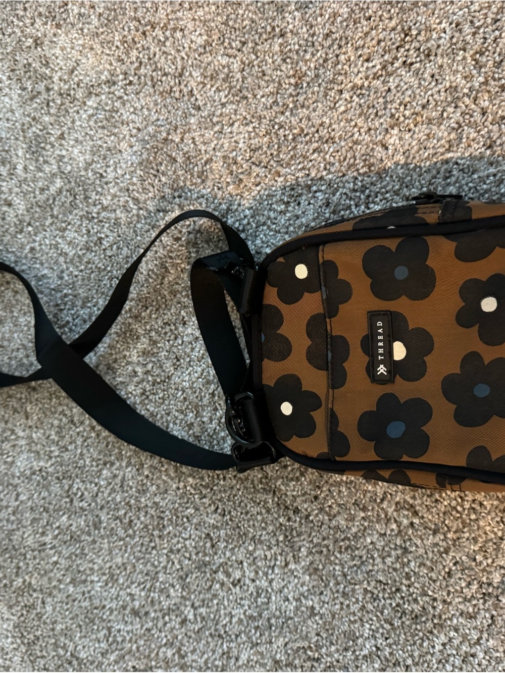 Tumi Brown Floral Crossbody Bag for women